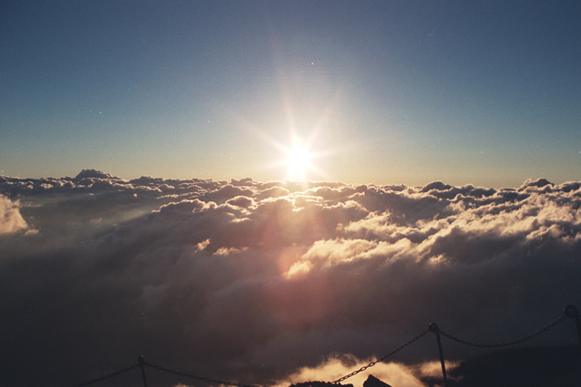 Sunrise on Mount Fuji